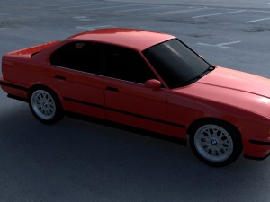 bmw 5 series e34 hdri 3Dモデル