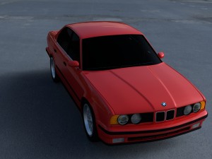 bmw 5 series e34 hdri 3Dモデル