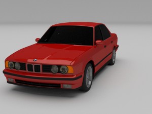 bmw 5 series e34 hdri 3Dモデル