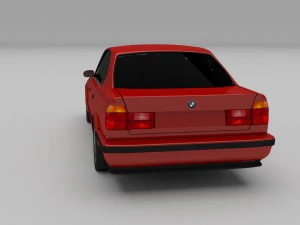 bmw serie 5 e34 hdri Modello 3D