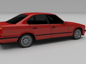bmw 5 series e34 hdri 3Dモデル