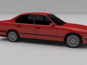 bmw 5 series e34 hdri 3Dモデル