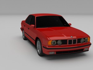 bmw 5 series e34 hdri 3Dモデル