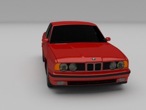 bmw 5 series e34 hdri 3Dモデル