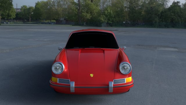 1965 porsche 911 hdri 3D Модель .c4d .max .obj .3ds .fbx .stl .blend 