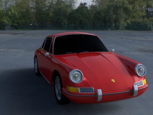 1965 porsche 911 hdri 3D Модель