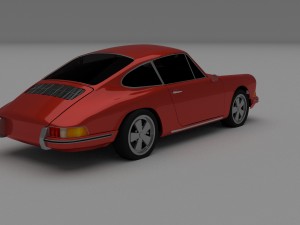 1965 porsche 911 hdri 3D Модель