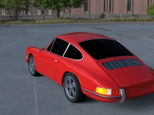 1965 porsche 911 hdri 3D Модель