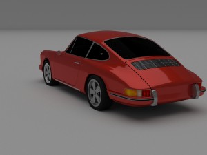 1965 porsche 911 hdri 3D Модель