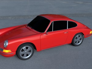 1965 porsche 911 hdri 3D Модель