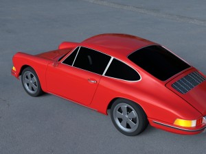 1965 porsche 911 hdri 3D Модель