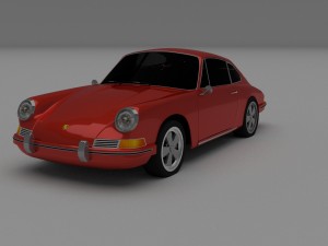 1965 porsche 911 hdri 3D Модель
