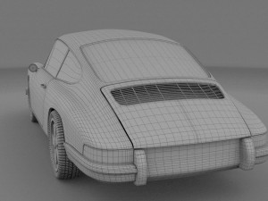 1965 porsche 911 hdri 3D Модель