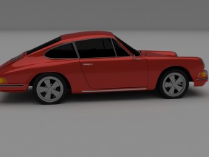 1965 porsche 911 hdri 3D Модель