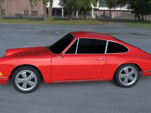 1965 porsche 911 hdri 3D Модель