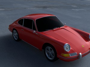 1965 porsche 911 hdri 3D Модель