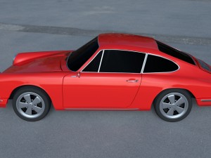 1965 porsche 911 hdri 3D Модель