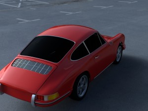 1965 porsche 911 hdri 3D Модель