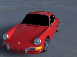 1965 porsche 911 hdri 3D Модель