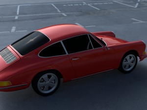 1965 porsche 911 hdri 3D Модель
