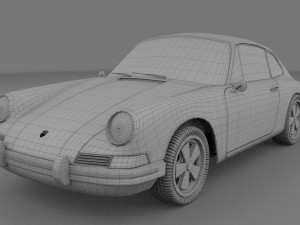 1965 porsche 911 hdri 3D Модель