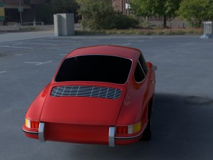 1965 porsche 911 hdri 3D Модель