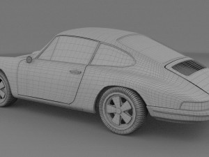 1965 porsche 911 hdri 3D Модель