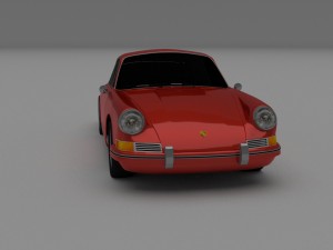 1965 porsche 911 hdri 3D Модель