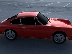 1965 porsche 911 hdri 3D Модель