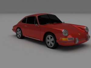 1965 porsche 911 hdri 3D Модель