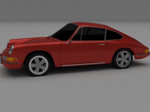 1965 porsche 911 hdri 3D Модель