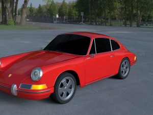1965 porsche 911 hdri 3D Модель