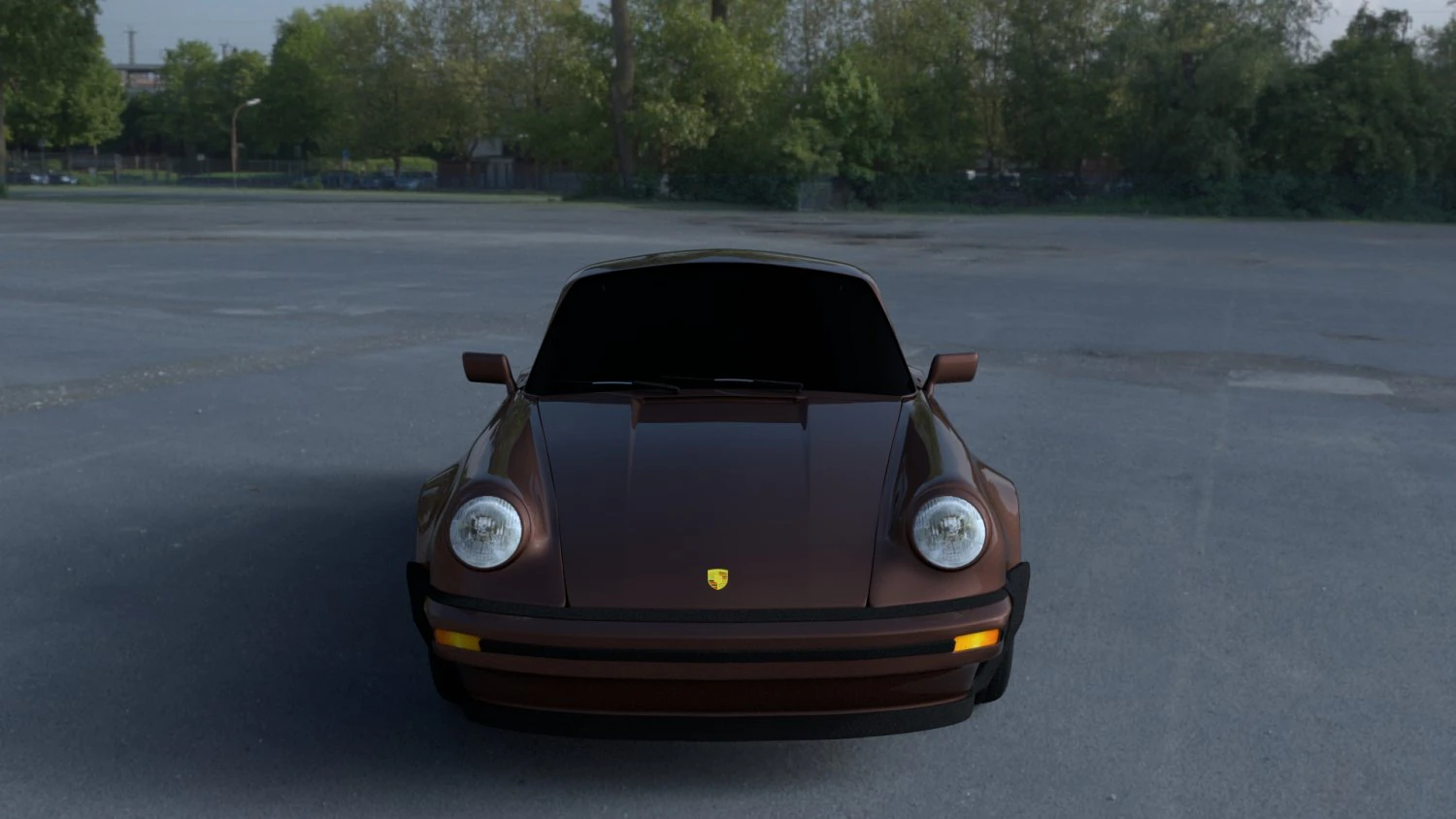 porsche 911 930 hdri 3D Model .c4d .max .obj .3ds .fbx .stl .blend 