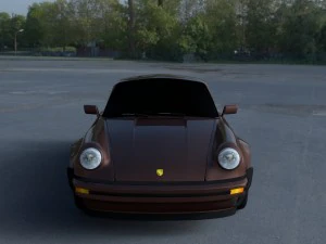 porsche 911 930 hdri Modèle 3D