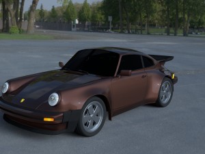 porsche 911 930 hdri Modelo 3D