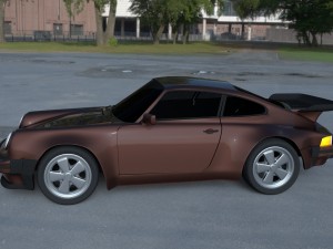 porsche 911 930 hdri Modelo 3D