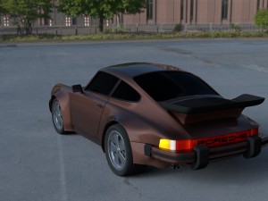 porsche 911 930 hdri Modelo 3D