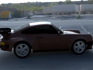 porsche 911 930 hdri 3D Model