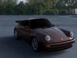 porsche 911 930 hdri Modelo 3D