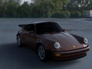 porsche 911 930 hdri 3D Model