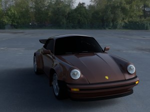 porsche 911 930 hdri Modelo 3D
