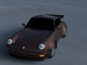 porsche 911 930 hdri 3D Model