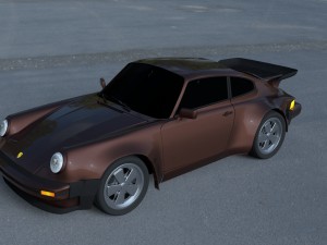 porsche 911 930 hdri Modelo 3D