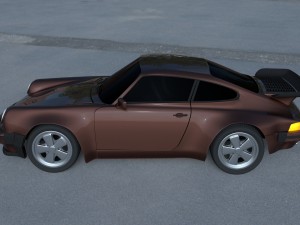 porsche 911 930 hdri Modelo 3D