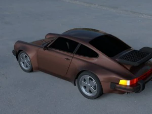 porsche 911 930 hdri 3D Model