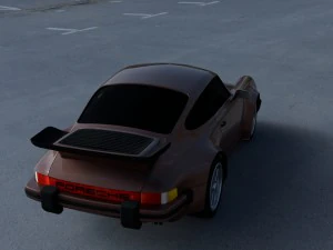 porsche 911 930 hdri 3D Model