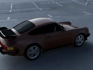 porsche 911 930 hdri 3D Model