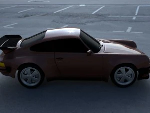 porsche 911 930 hdri 3D Model