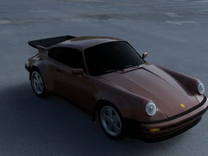porsche 911 930 hdri 3D Model