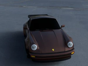porsche 911 930 hdri 3D Model